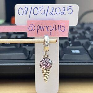 Pandora Ice Cream Cone dangle
